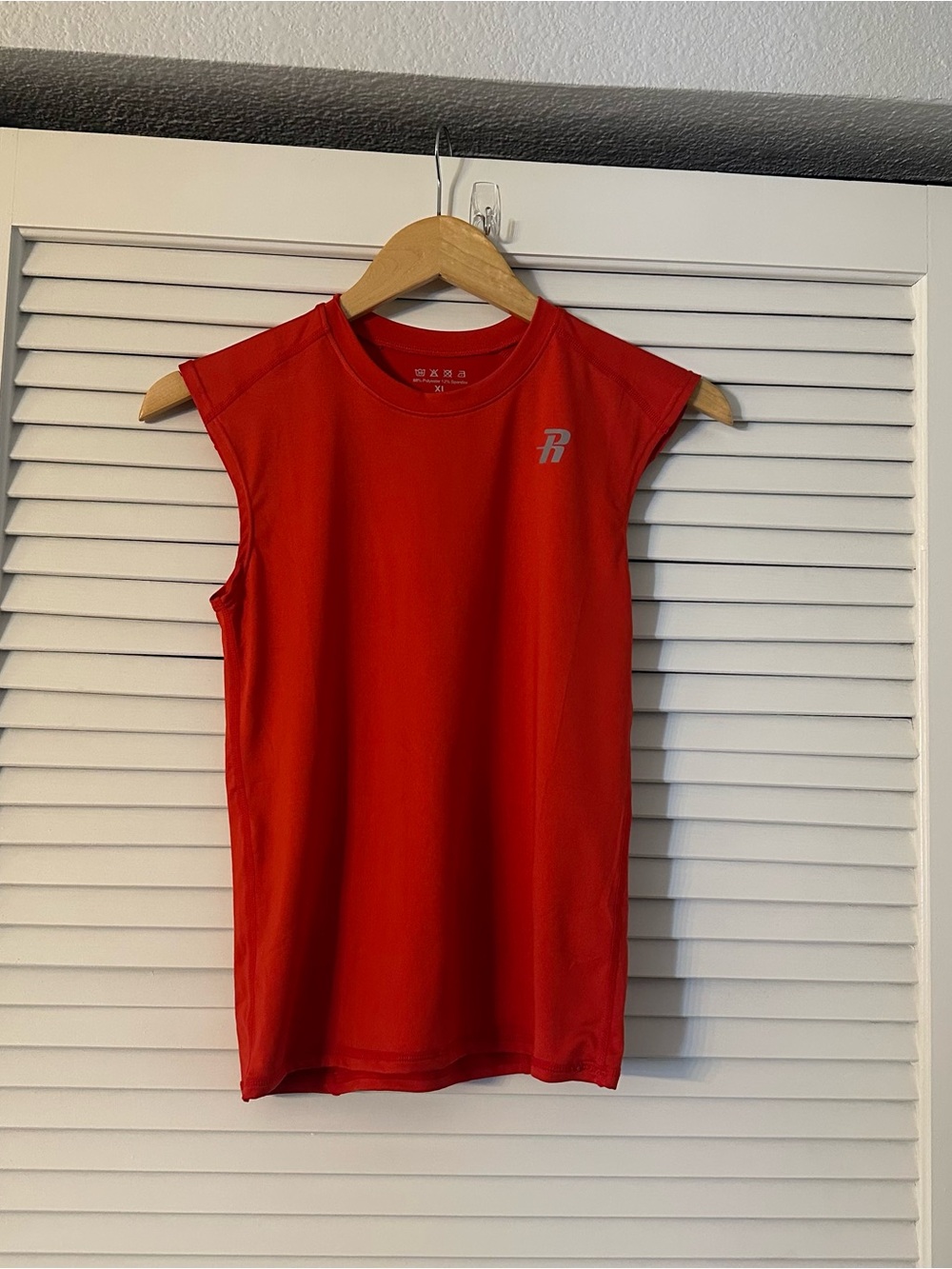 Russell Athletic Red Boys' Sleeveless Athletic Tank Top